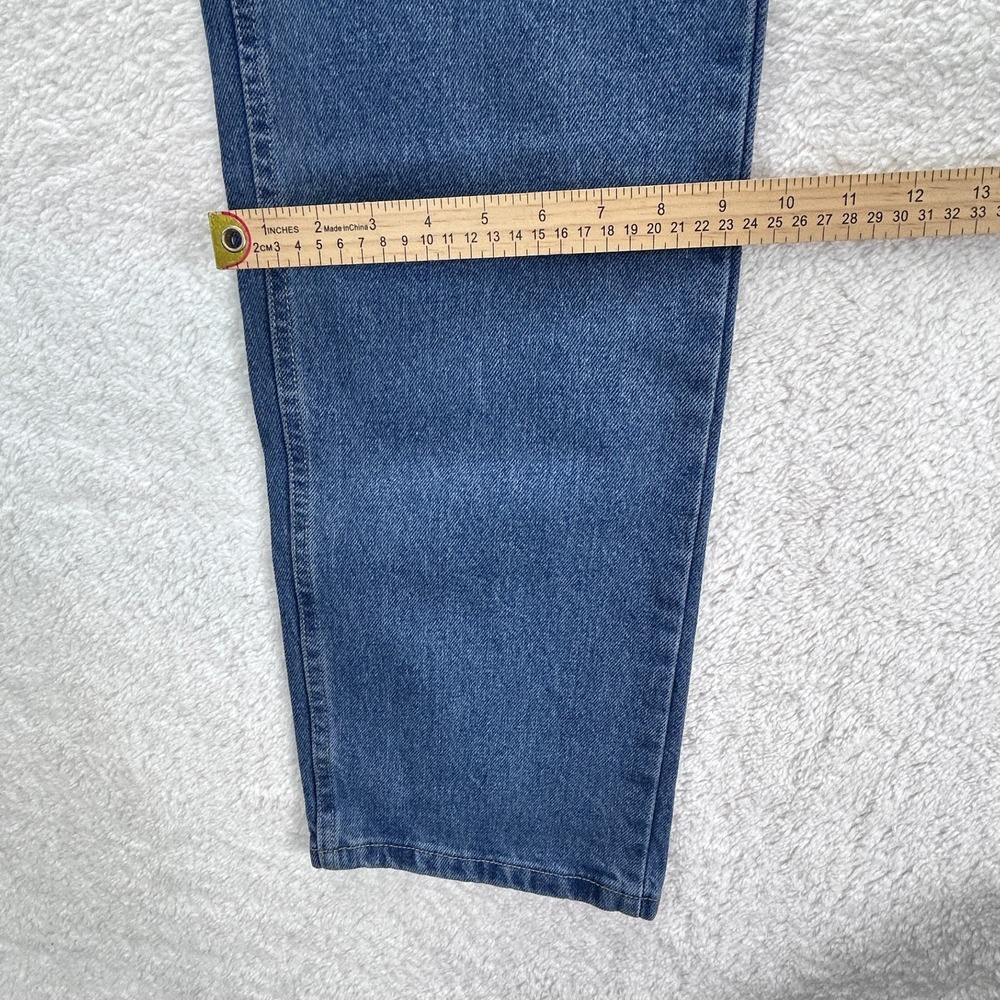 Wrangler Jean Men's 38X36 Blue Dark Wash Stretch Denim Regular Fit - Picture 9 of 10